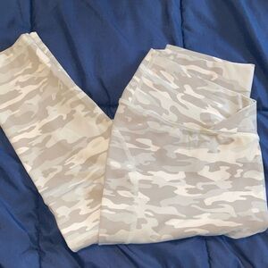 Alphalete white camo leggings